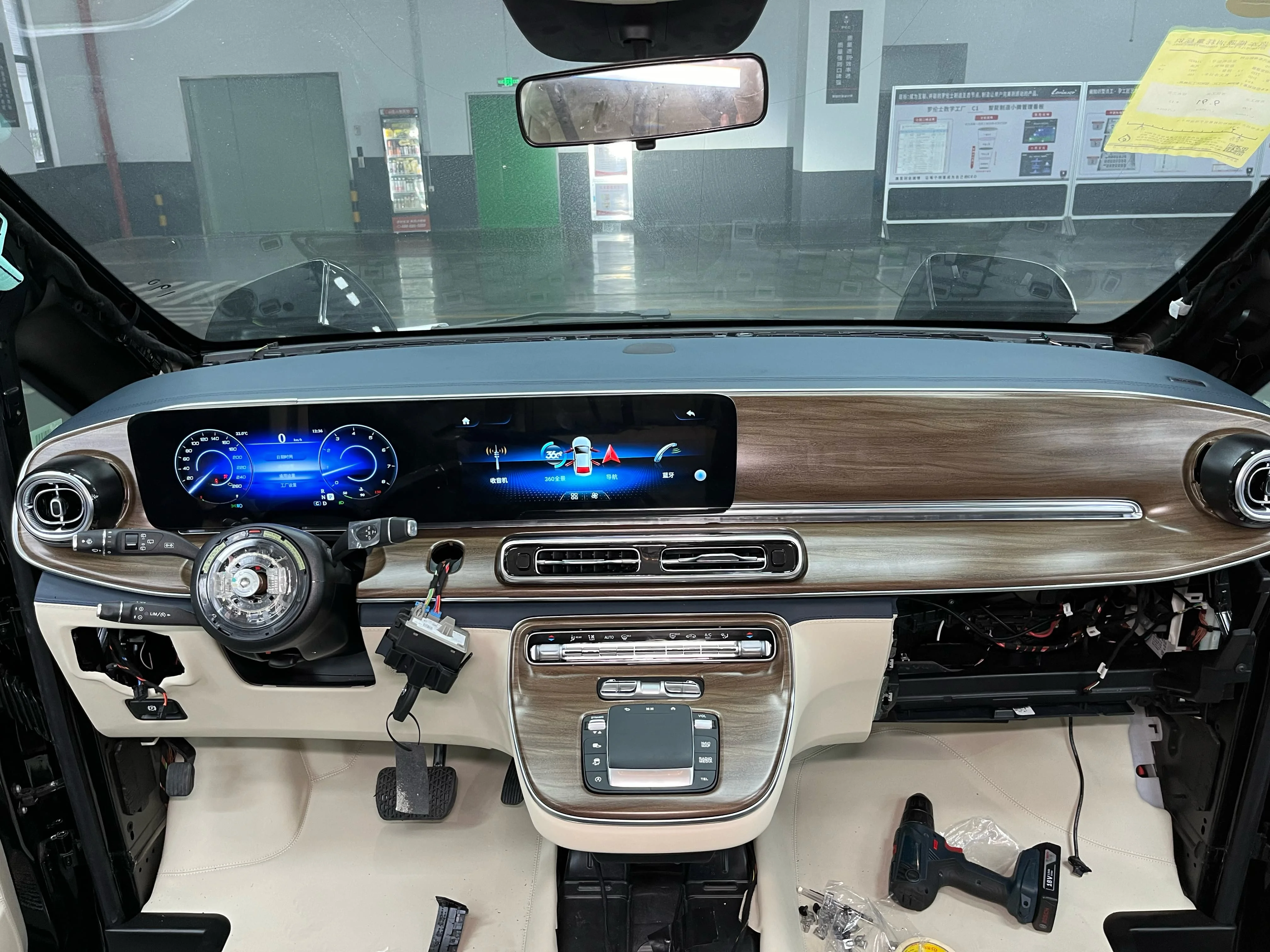 TDCMY Multi-Information Display New Dashboard Controls for Mercedes Benz V Class Interior Accessories Automobile Body Parts factory