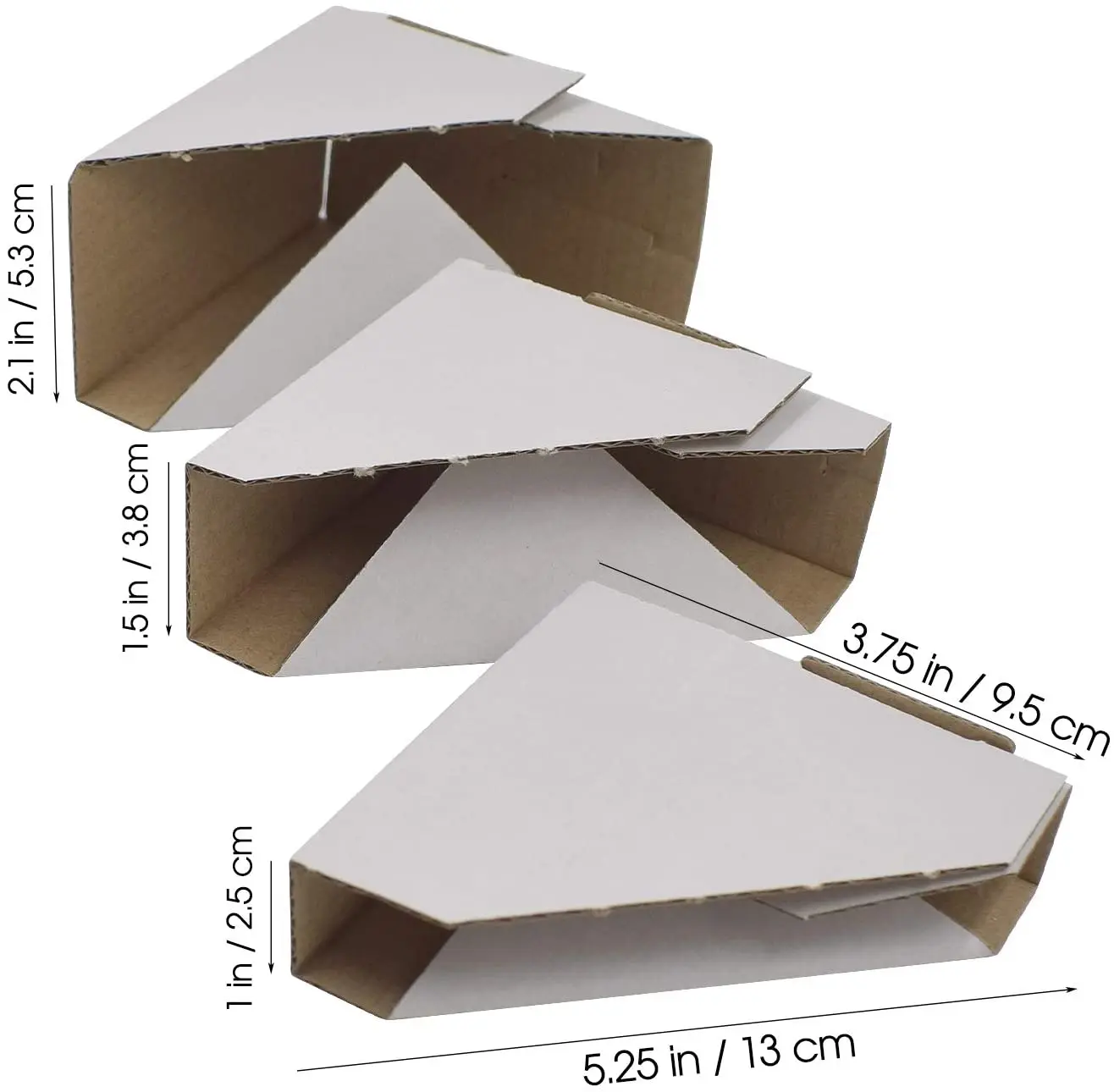 Custom Cardboard Corrugated Triangular Paper Corner Protectors For Photo Picture Frame