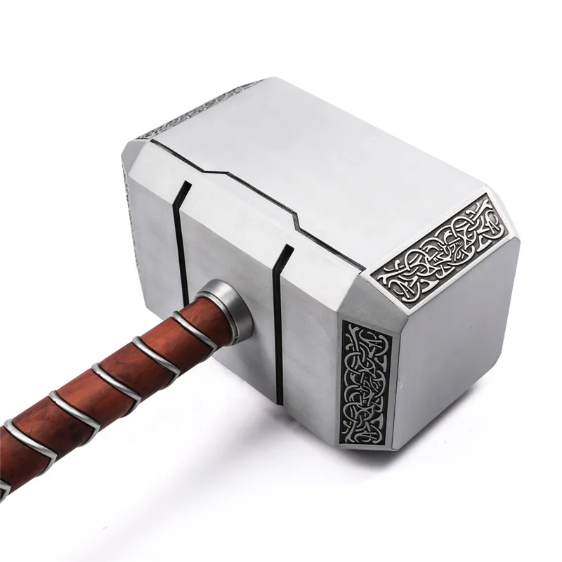 Металлический молоток Marvel Prop Mjolnir Thor с основой из