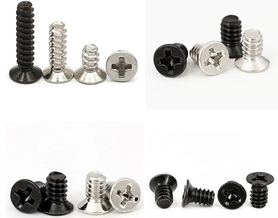 Factory Good Price Carbon Steel Black Zinc Philips Countersunk Flat