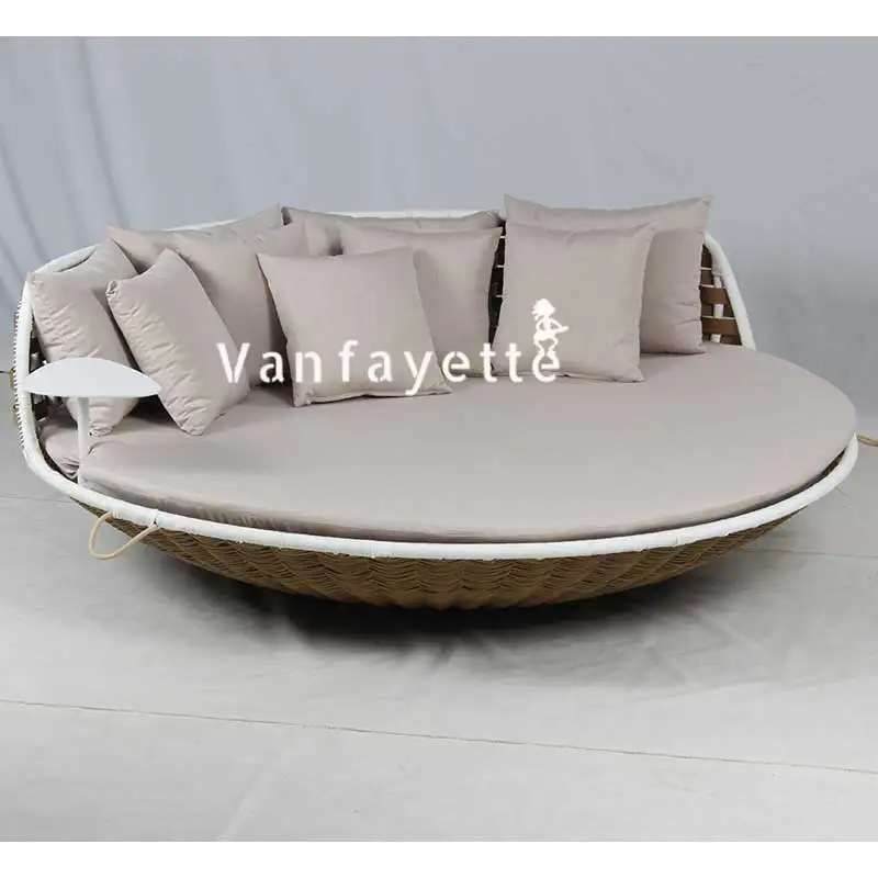 Outdoor Hanging Daybed Outdoor Swing Bed Wicker Round Hanging Bed Wicker Sofa Swing Bed Round