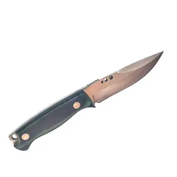 Handmade Comfort Grip Hunting Knife with 1095 Steel Blade and Rosewood Handle Customized OEM DIY Grade Hunter Camping Knife