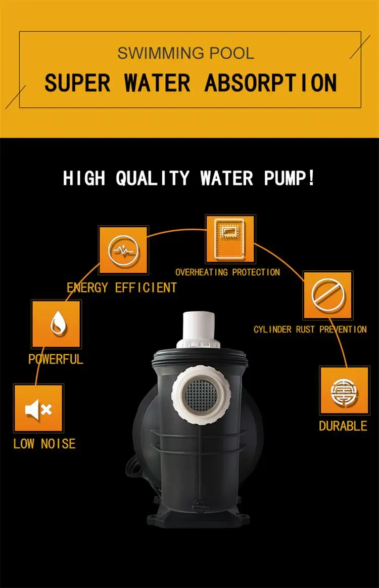 Swimming Pool Electrical Water Filter Pump 2hp Swimming Pool