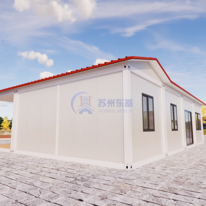 nhà thép mô-đun lớn 40ft, nhà tiền chế cho gia đình, biệt thự container, nhà ở