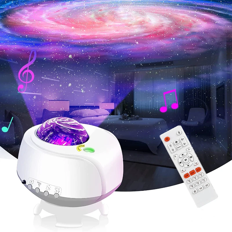 Projecteur Ciel Etoile Intelligent, Wi-Fi Projecteur Galaxie Commande Vocale/Contrôle D'application/Minuterie, Fonctionne Avec Alexa&Google Assistant, Lampe Ciel étoilé Pour Party Deco Chambre Cadeau