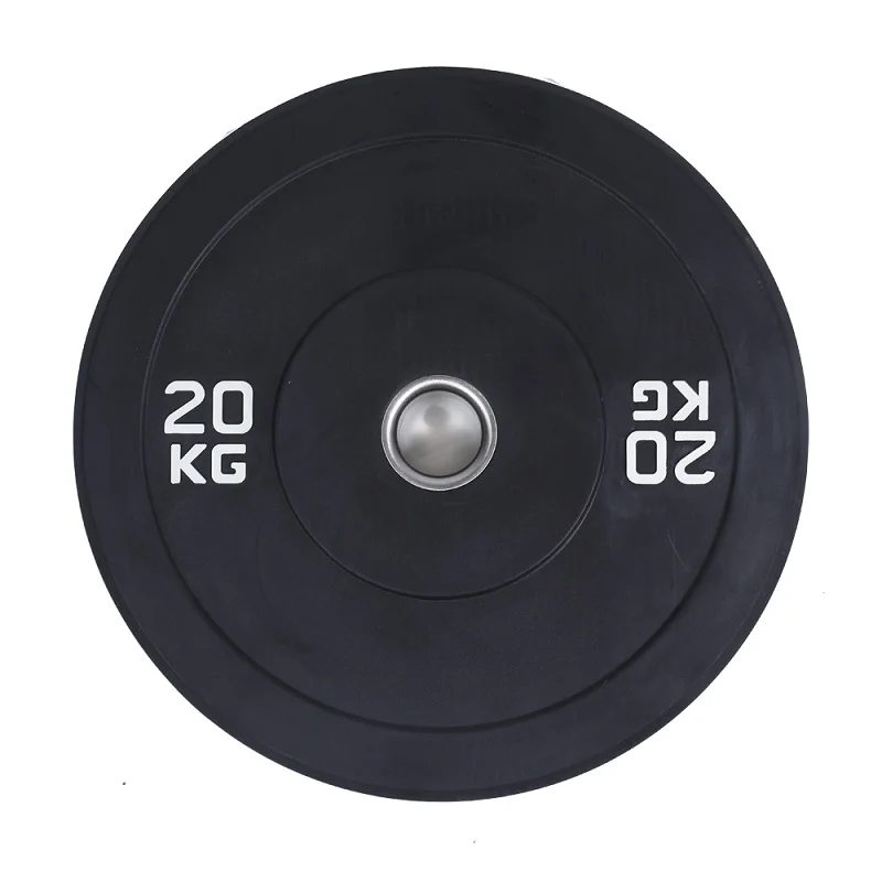 Competitive Workout Gym Weightlifting Plate Set 15kg 50kg Rubber Bumper Discs 20kg Iron Weight Discs Barbell Plate Bumper Weight