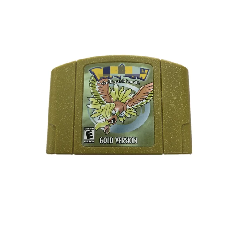 Pokemoned Game Boys Color NTSC and USA Version Emu Edition Video Games Accessory for Play on N64 Console