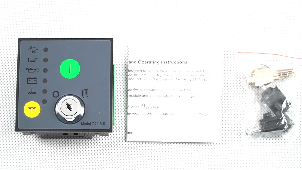 Controllore Per Generatore DSE701AS – Modulo Avvio Automatico, Pannello Di Controllo