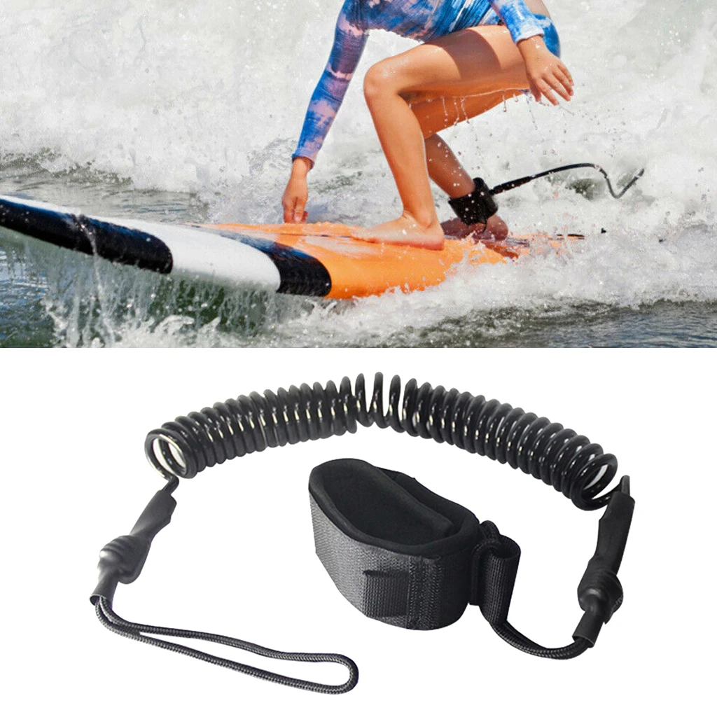 Stand Up Paddle PVC Long Magic Sticker Surfboard Leash Foot Rope Outdoor Beach 