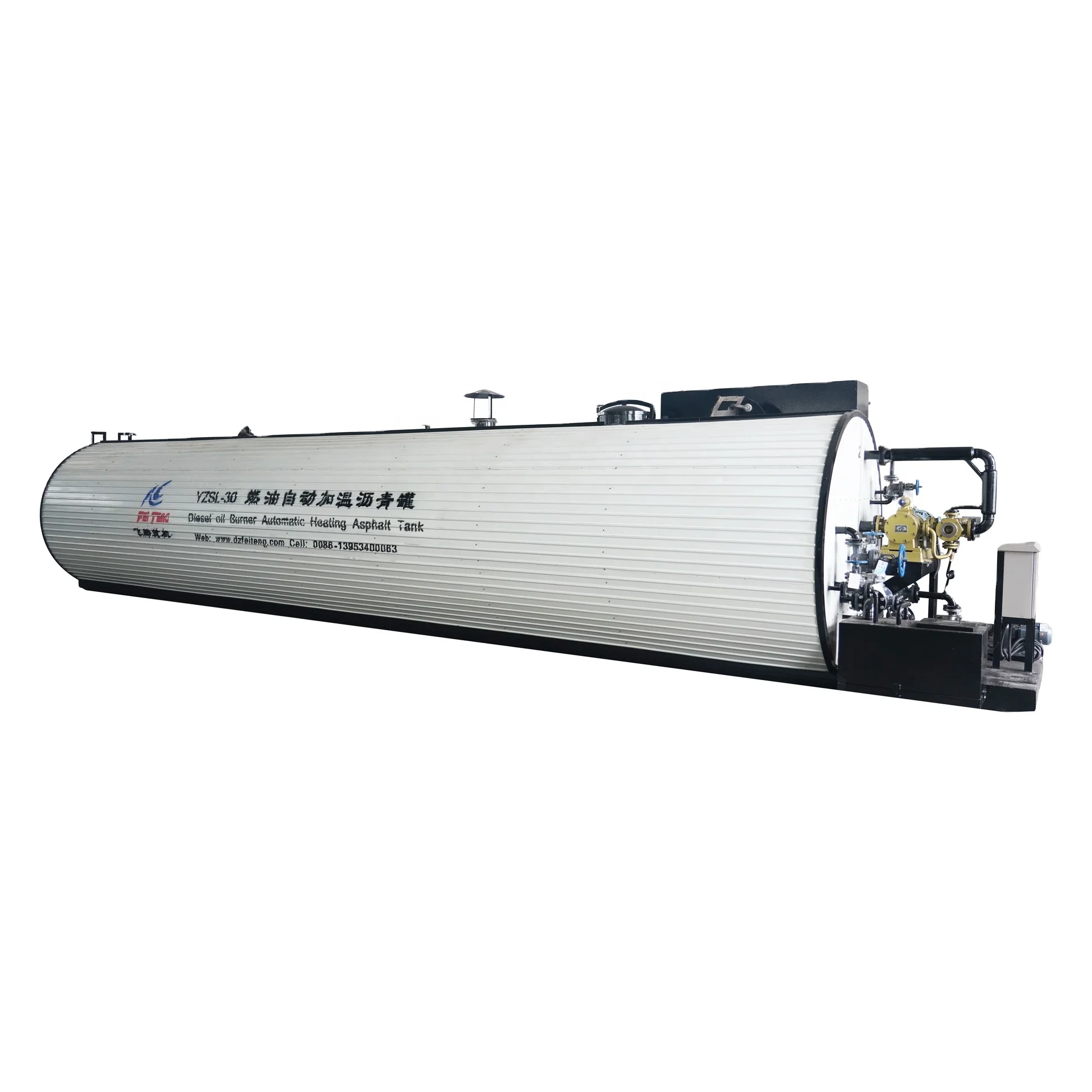Diesel Burner Self Heating Fuel Cost Saving Bitumen Tank for Road  Construction
