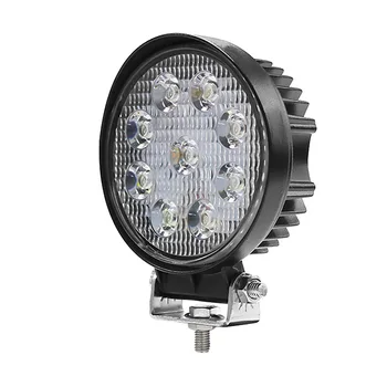 Round 27W 2150LM mm LED Work Light 4 Inch 24V 12v Flood/Spot Beam LED Heavy Duty Work Light