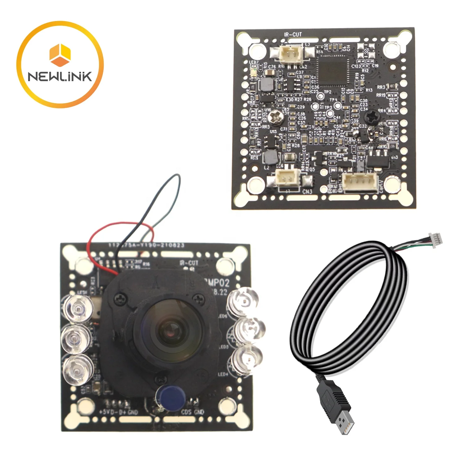 NLK OEM 5MP 8MP 4K 30fps IMX179 IMX415 Starvis Infrared PCB AF USB Camera Module For CCTV Camera