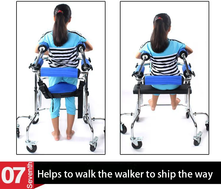 Hot sale wholesale walking aids and stainless steel folding children walker