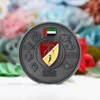 Monedas de desafío personalizadas color negro plomo