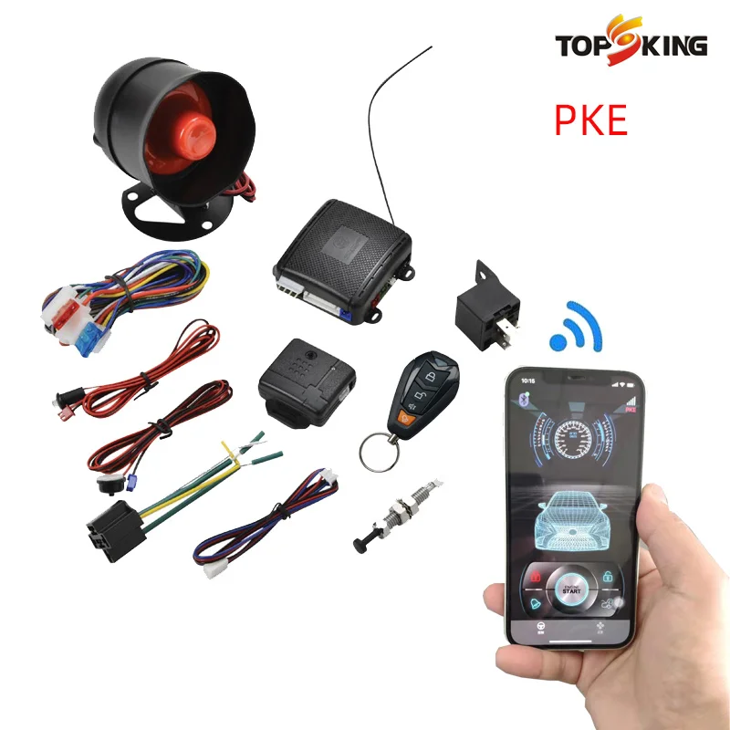 Basic Car Alarm System Made in China Manufacturer With Dual Shock Sensor