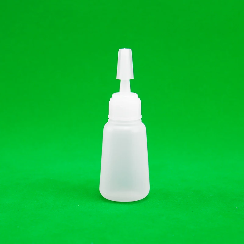 20ml Strong HDPE Plastic Squeeze Bottle for Clear Glue