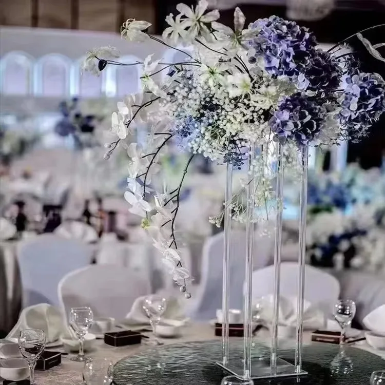 Modern Clear Acrylic Crystal Flower Stands Wedding Centerpiece Decorations High Quality Durable Elegant Plug Powered 30x50cm - Image 5