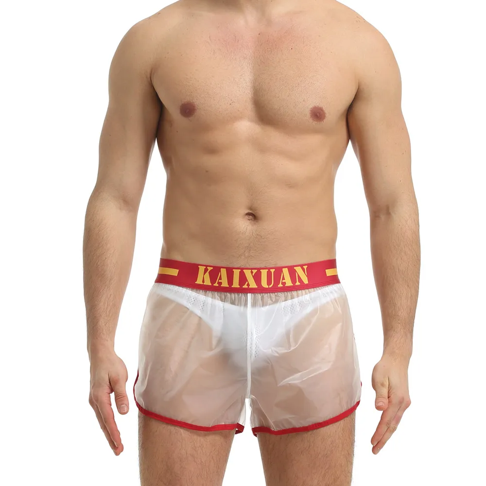 Funny Gay Boy Men Pvc Transparent Clothes See-through Sexy Underwear Boxer  Shorts - Buy Transparant Sexy Mens Underwear Boxer Briefs Shorts For ...