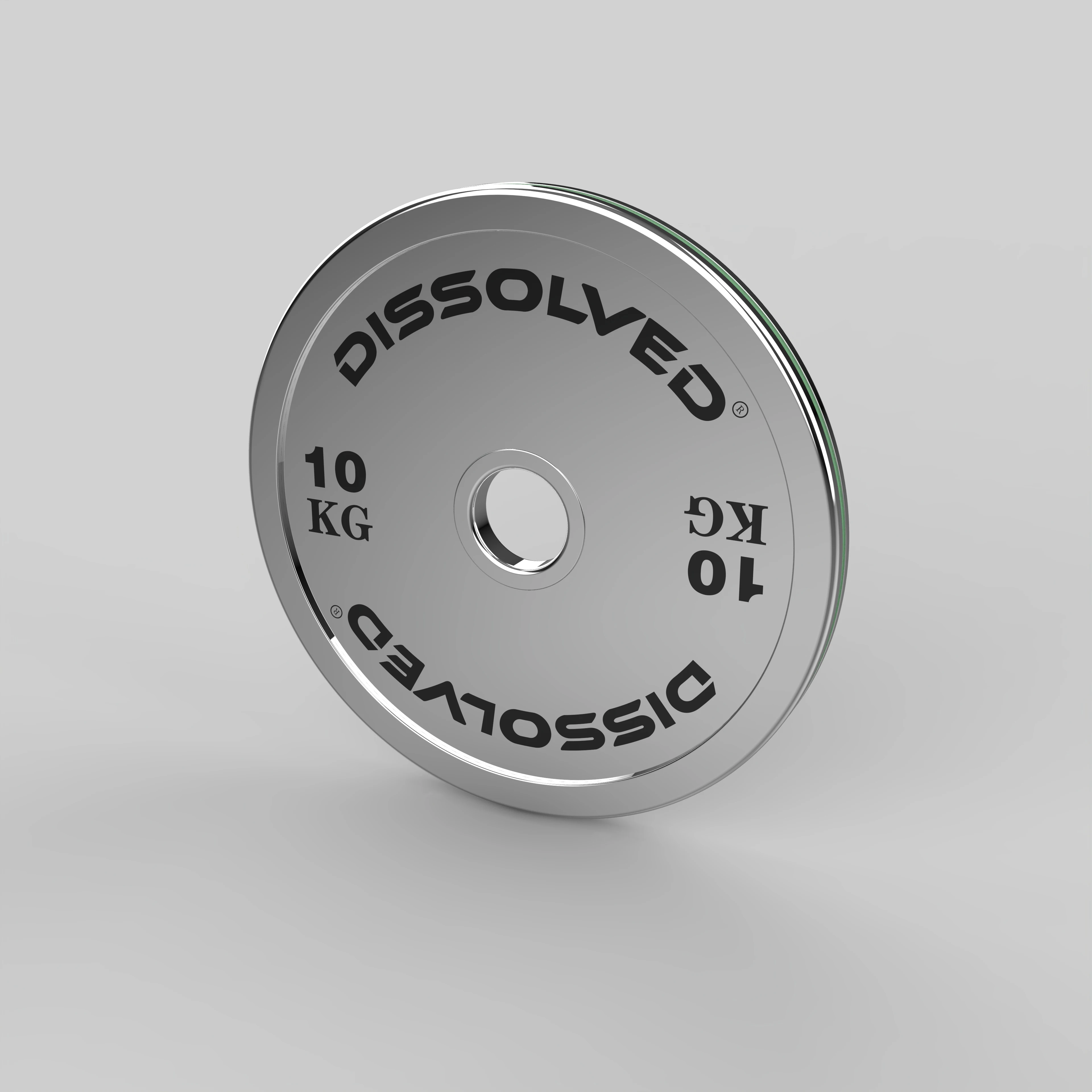 Dissolved Chrome Powerlifting Steel Plate Competition Gym Equipment Weight Lifting Plate Set