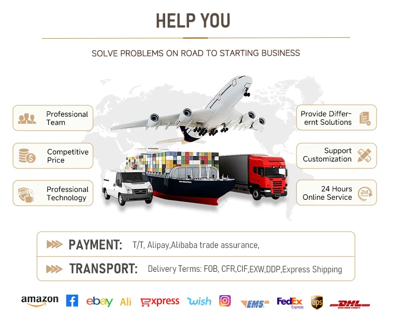 Packaging & shipping specifications