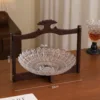 Rotating Glass Fruit Plate A