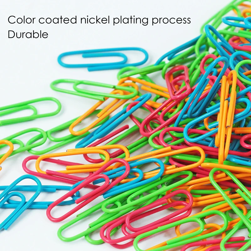 Jieddey Trombones,700 PCS Trombone en Métal Papier Clips avec Boîte Jieddey Trombones,700 PCS Trombone en Métal Papier Clips avec Boîte