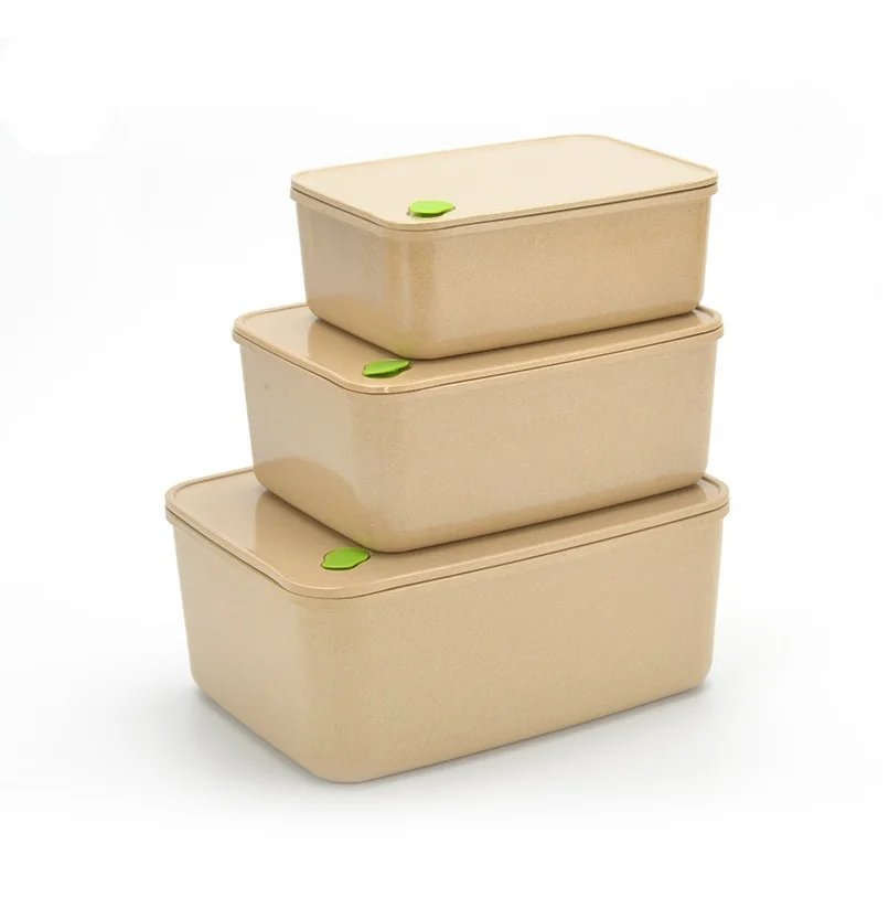 christmas custom eco friendly rice husk wooden fiber leak proof