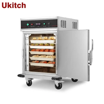 Hot Selling Commercial Electric Banquet Trolley Mobile Food Warmer Cart Upright Heated Holding Cabinet With Wheel