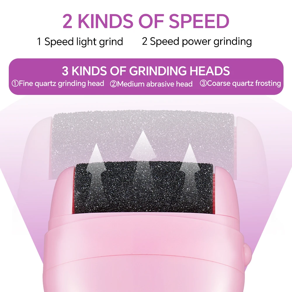 High-Efficiency Electric Rechargeable Foot Scraper Callus Remover and Smoother for Car and Household Use manufacture