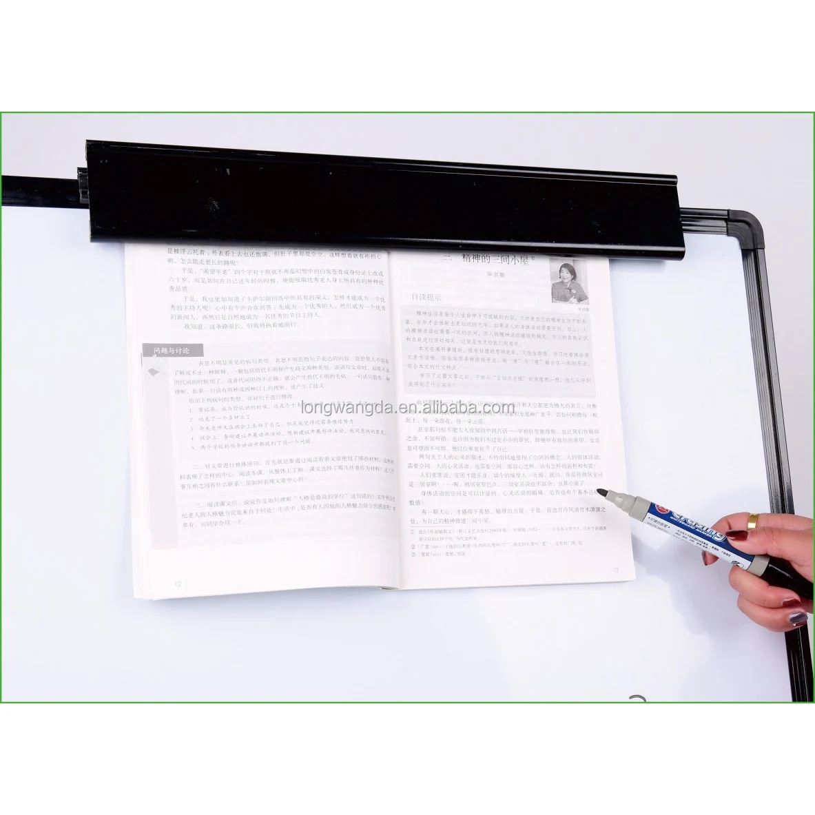90x60cm Double-Sided 60x90 cm Mobile Flipchart Whiteboard With Folding Stand
