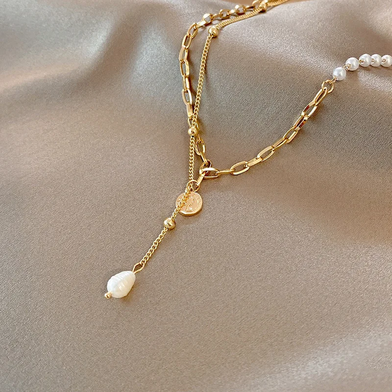 [PEARLY MORE] 韓国 Ring Pendant Daily Necklace おしゃれ Pearly More - 海外通販のBUYMA