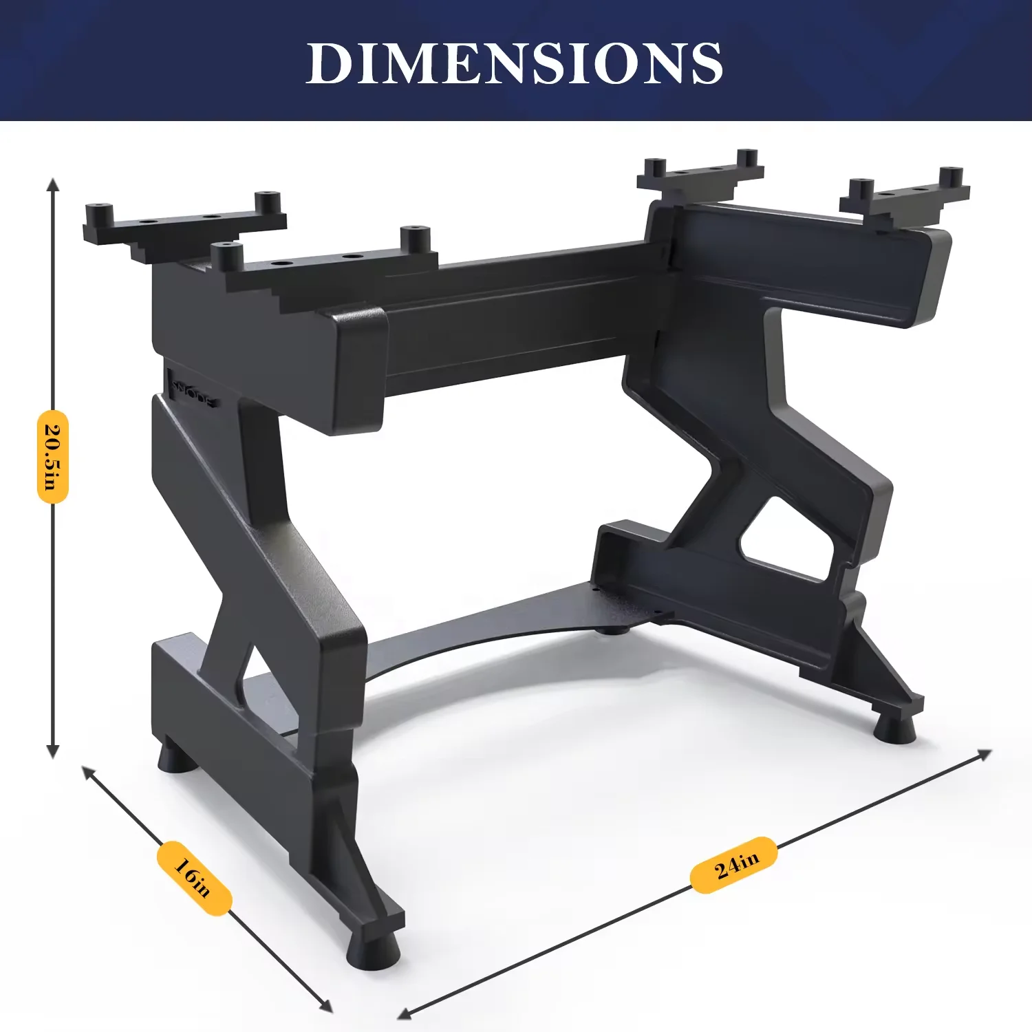 Snode Cast Iron Dumbbell Rack - Adjustable Strength Training