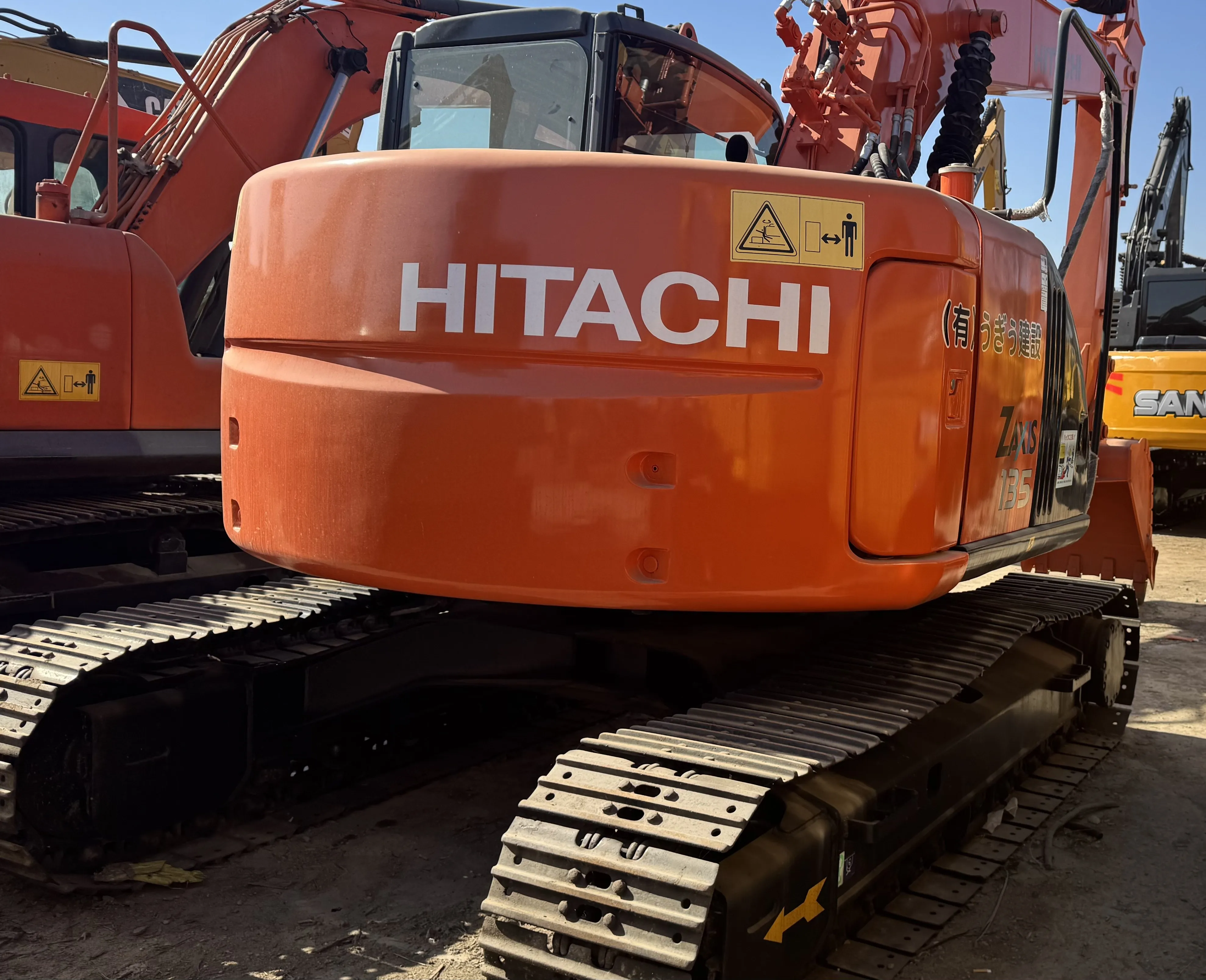 Hot Sale Japan Brand Used Hitachi ZX135US 120 130 Excavator 13.5