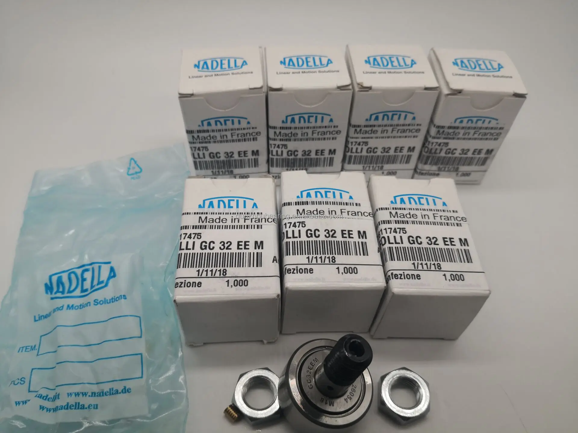 NADELLA Cam Followers GC47 GC47EE GC47EEM GCR47 GCR47EE GCR47EEM Guide Roller Bearing