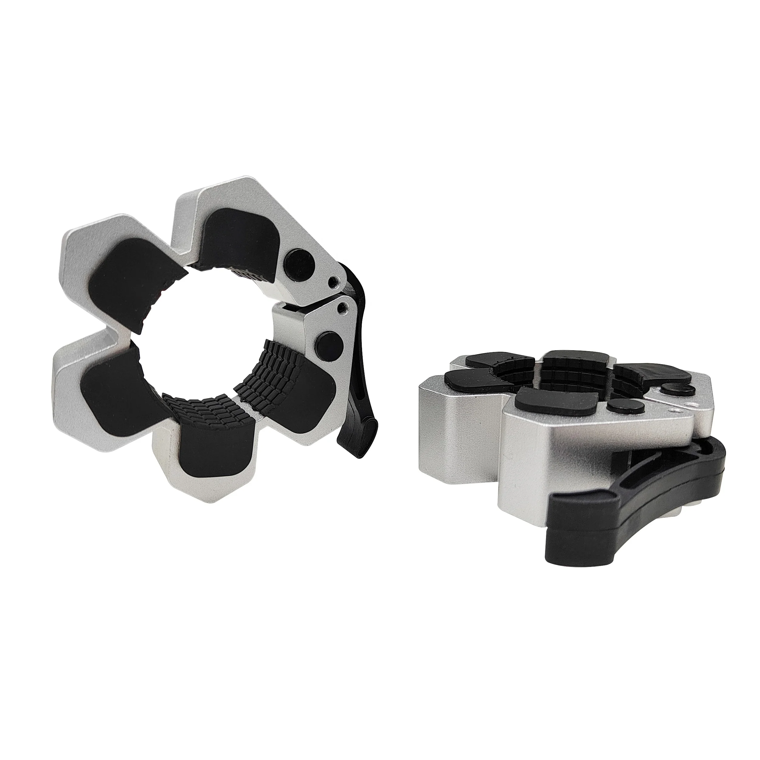 New Style Hard Aluminum Magnetic Custom Barbell Collar Barbell Clamps