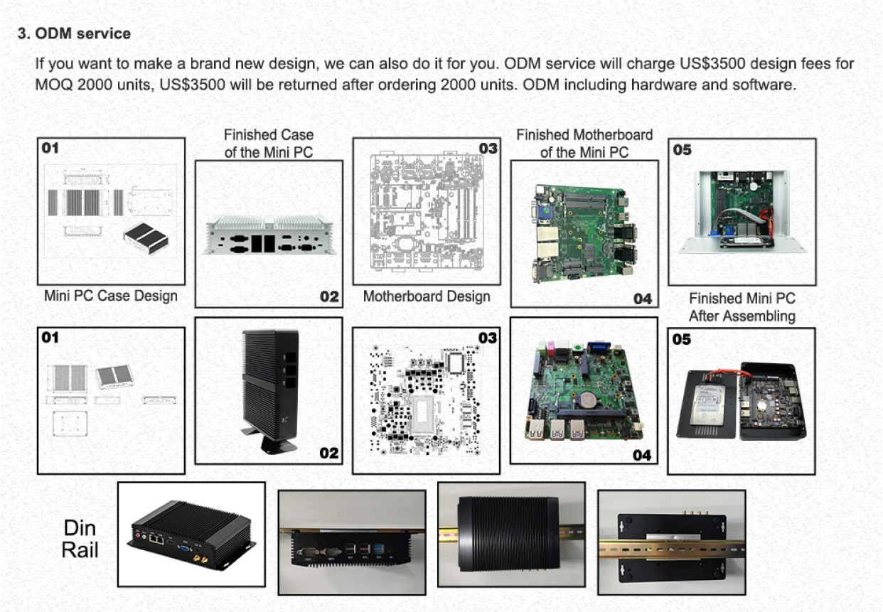 EGLOBAL Intel 12th Gen HX Core I7 12650HK CPUs Mini Industrial Computer 6*RS232 2.5G GPIO 4K HD Fact(图19)