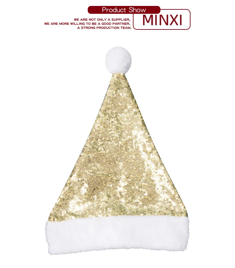 Arrives Before Christmas 2022 2022 New Arrival Christmas Hat With Golden Pet Embroidered And White Plush  Fabric Dazzling Xmas Hat For Christmas Party - Buy Christmas Hats For  Adults,Golden Pet Embroidered Christmas Hat,Funny Christmas Party Hats