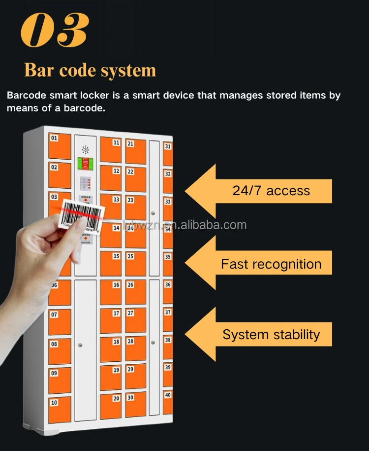 Outdoor QR Code Smart Electronic Locker - Secure & Convenient