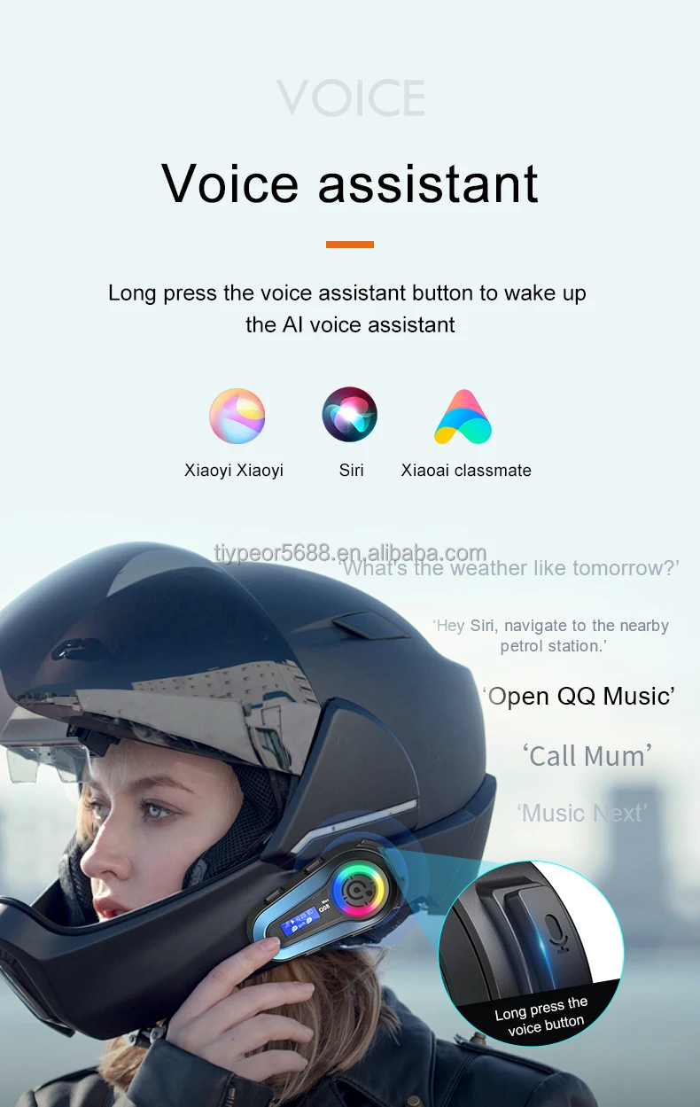 product tiypeor waterproof intercom motorcycle lcd display music sharing two people intercom bluetooth interphone headset for motorcycle-7