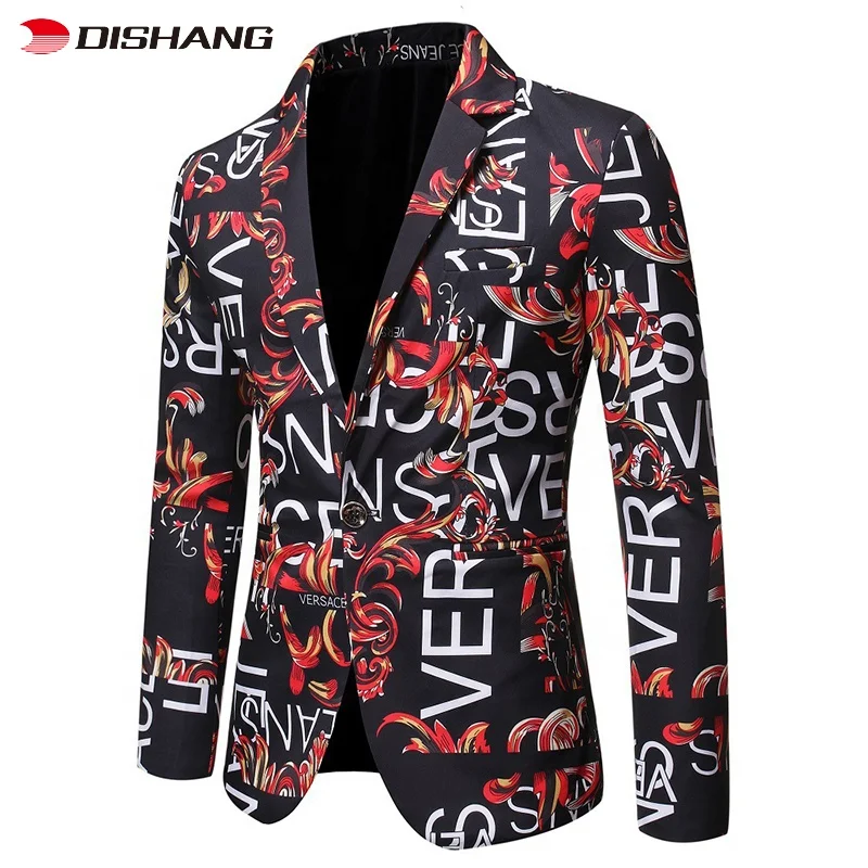 Stylish Blazers Printed Blazers For Boys Men Blazers Printing Suit