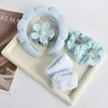2#blue sponge headband 6-piece set
