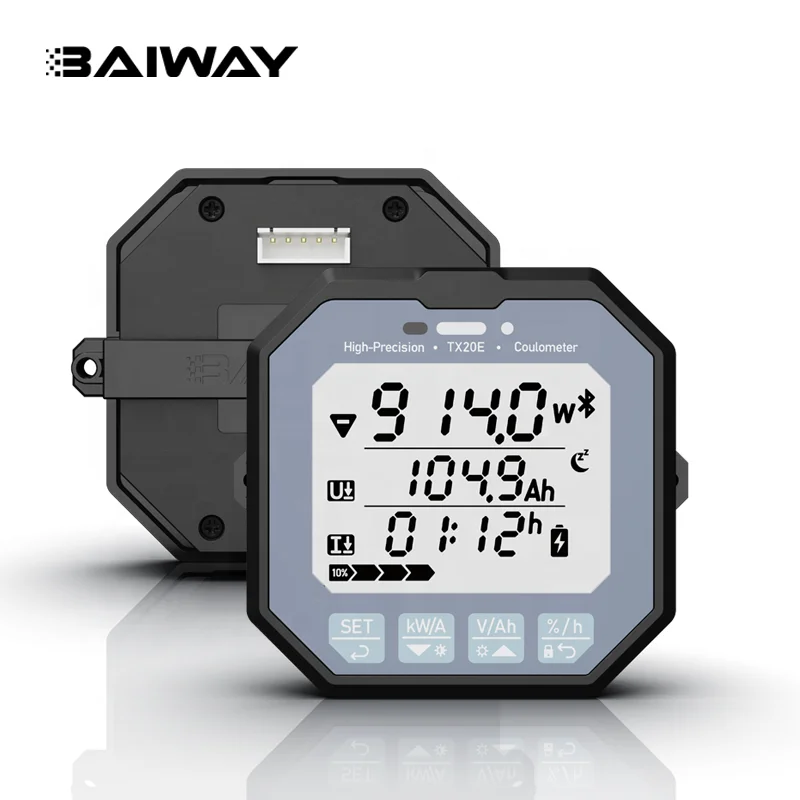 TX20 LCD Bluetooth-indikator for batteriniveaukapacitet til elektriske instrumenter