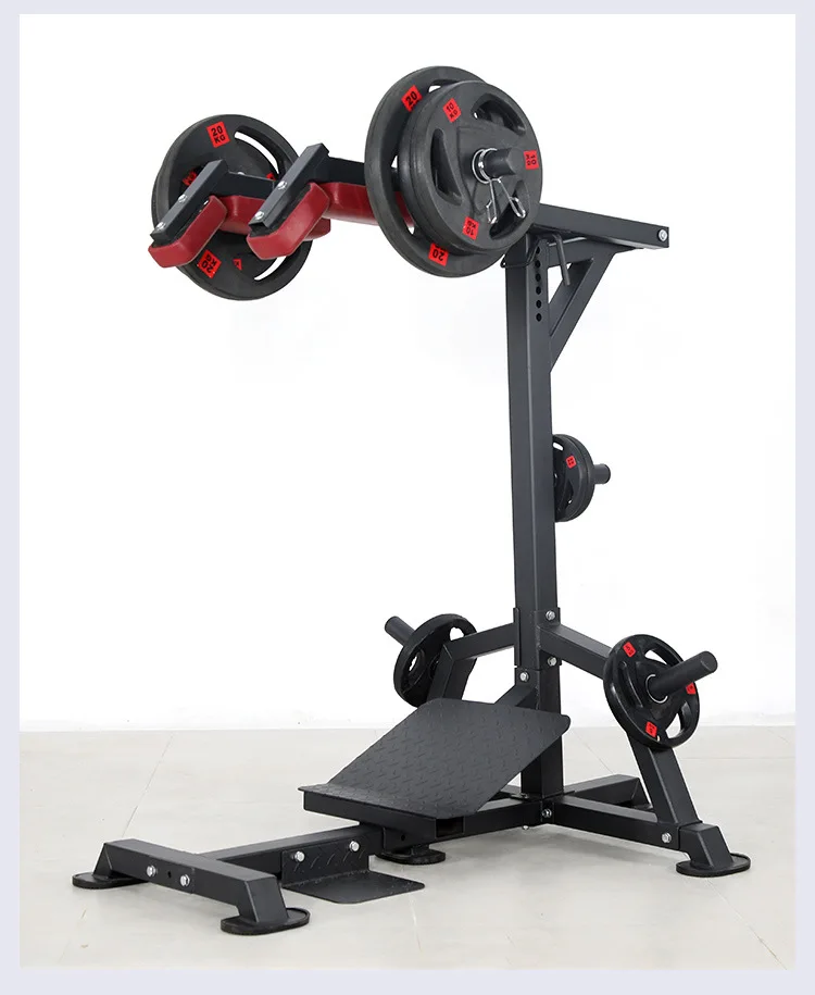 Hack Squat Machine Plate Loaded Lower Body Special Leg Machine 1000 Pounds Capacity Calf Raise Machine for Home Gym