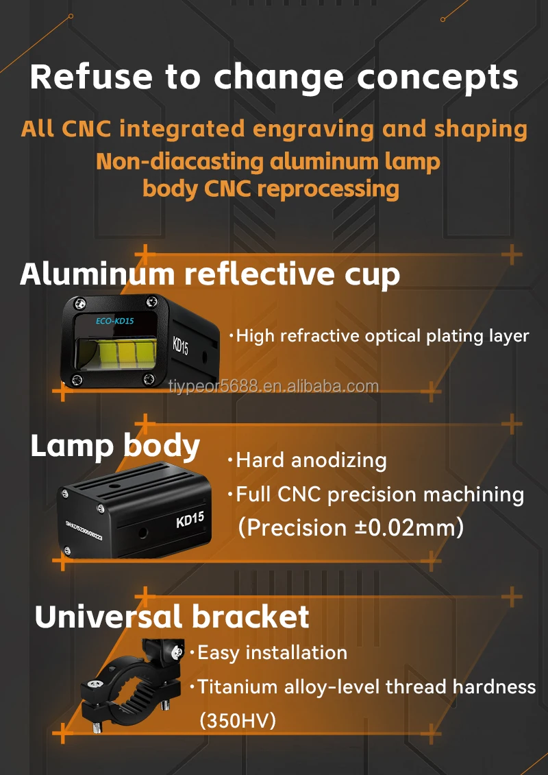 product tiypeor motorcycle wireless switch high quality cnc aluminum 60w auxiliary tangent line driving spotlight fog light 7000lm-4