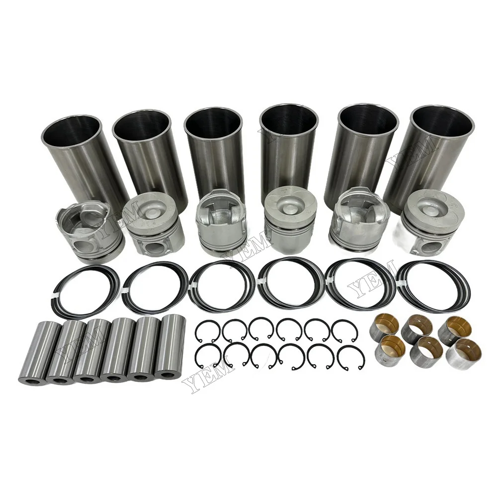 Cylinder Liner Kit Compatible for Doosan / for Develon DB58 Industrial Engine Parts 5