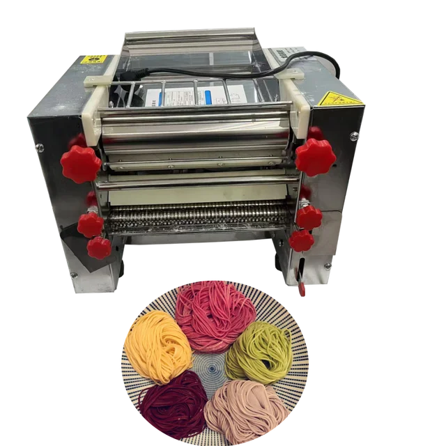 Commercial Electric Noodle Machine Pasta Maker Dough Roller Noodle Cutter Machine Instant Noodles Making Machine Automatic