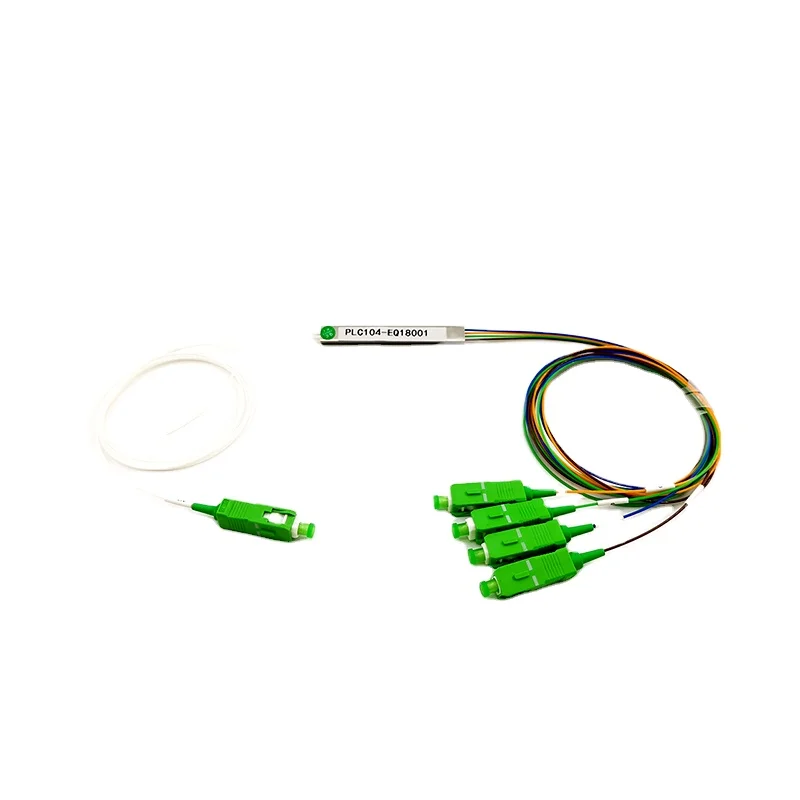 Plc Splitter 1x8 sc Apc Mini Steel Tube Type sc Upc Connector 1x4, 1x16, 1x6