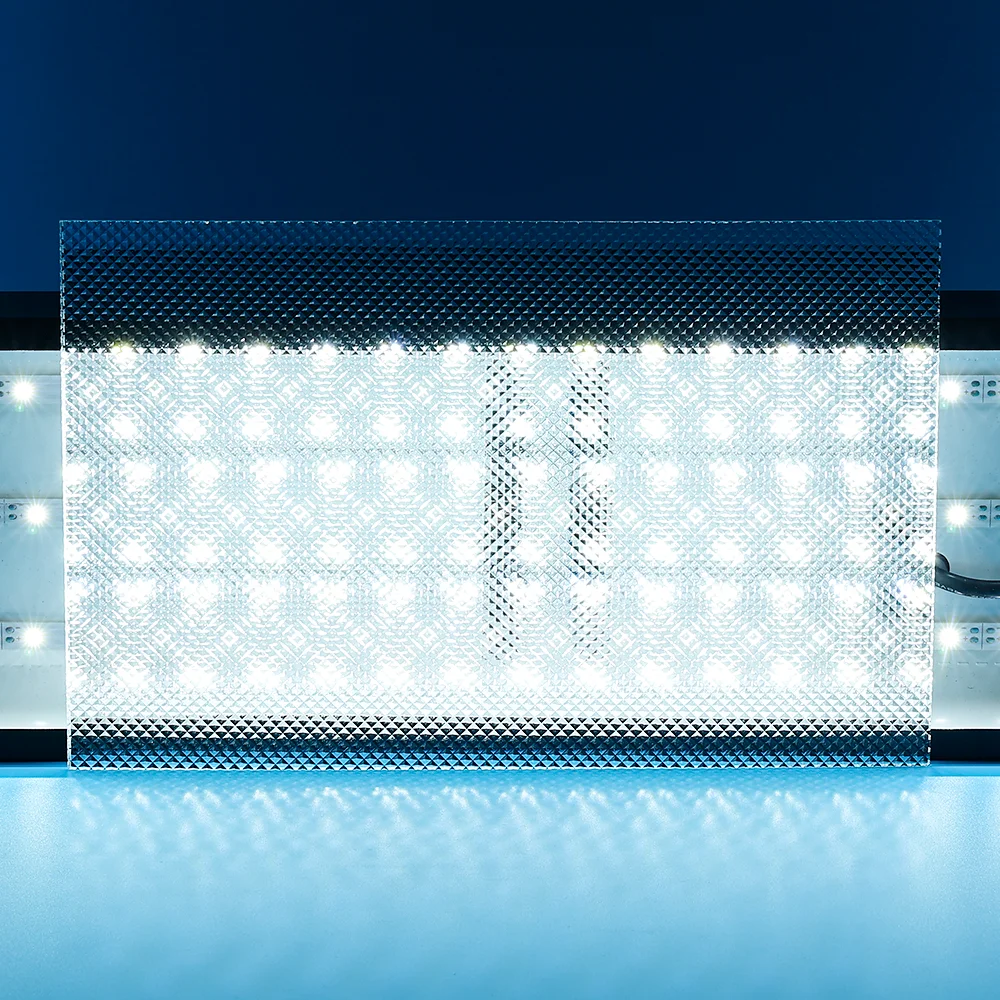 Durable Ugr Anti Glaring Prism Pattern Diffuser Sheet Clear Prismatic Acrylic Sheet for Led Panel Light