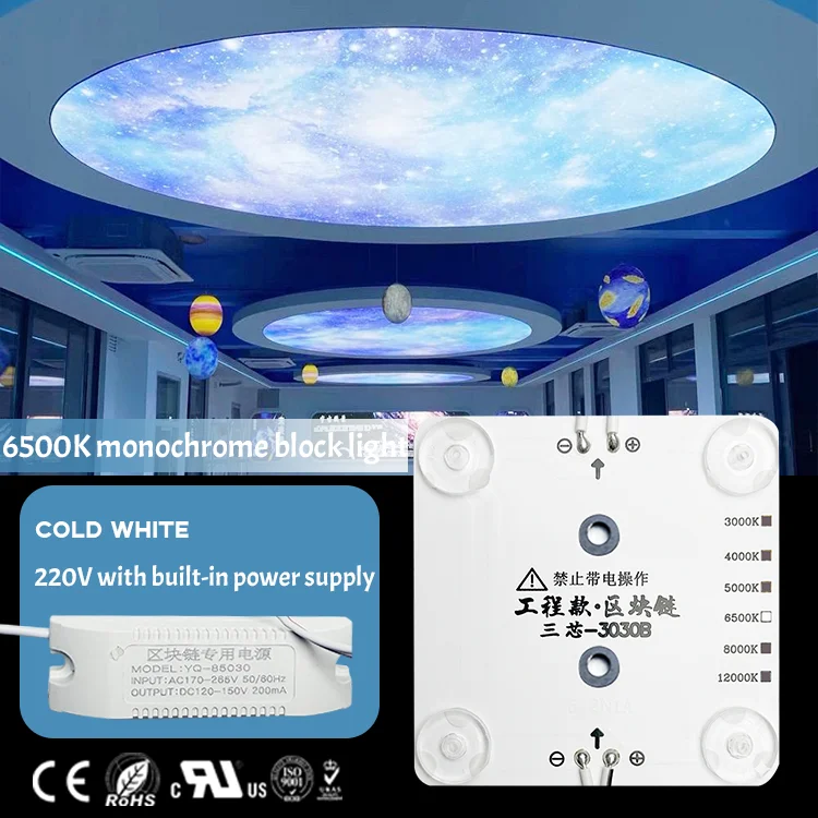 Factory Price 2-year Warranty ISO9001 IP20 IP65 32W LED 4 LEds Cold White 6500K Square LED Modules LED Block Chain for Lightbox