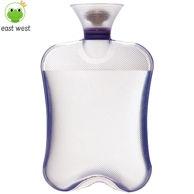 Multi Color Optional Transparent Hot Water Bag PVC Water Injection Heating Water Bag for Girls' Christmas Gift, Hand Warmer
